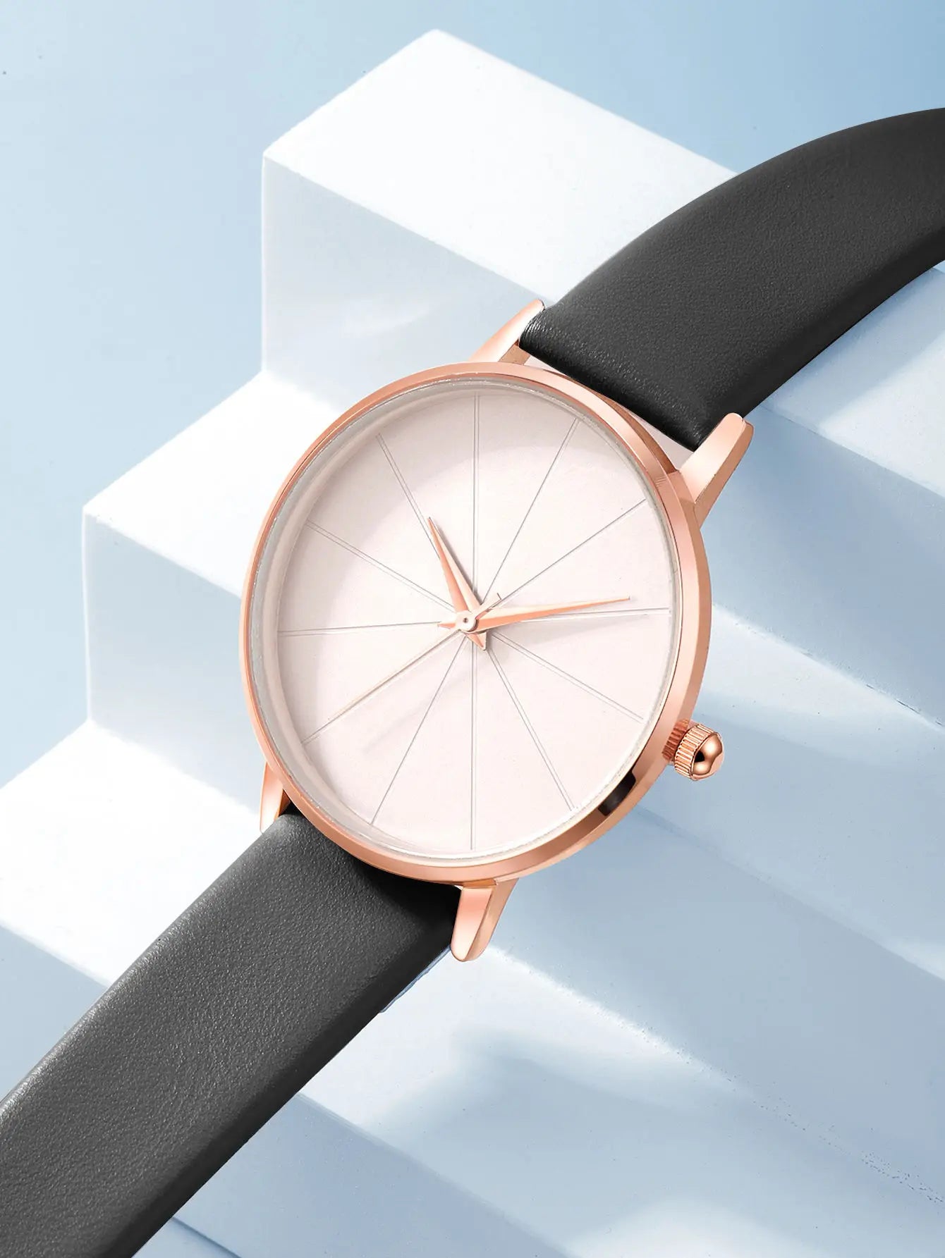 Tomi Luckyfox L15 Wholesale Women's Quartz Watches Alloy Case Clock for Ladies Leather Band Glass Dial Display Wristwatches