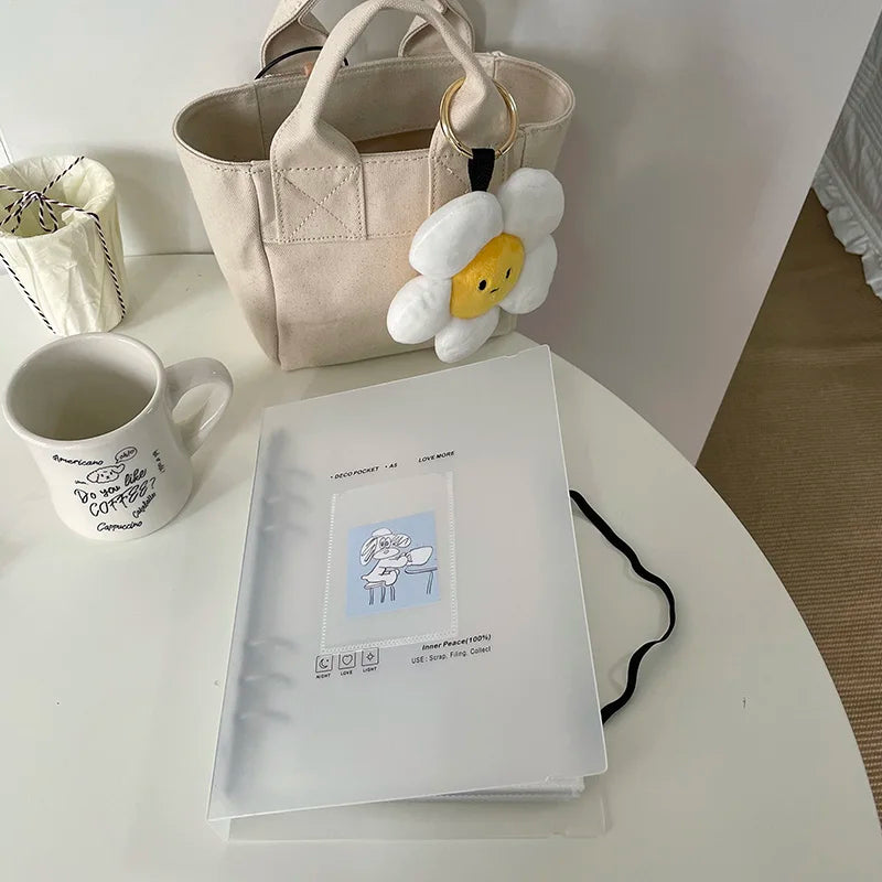 SKYSONIC A5 Binder Ring Collect Book Korea Idol Photo Organizer Journal Diary Agenda Planner Bullet Cover School Stationery
