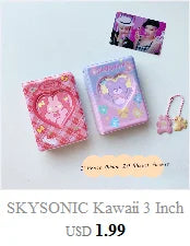 SKYSONIC A5 Binder Ring Collect Book Korea Idol Photo Organizer Journal Diary Agenda Planner Bullet Cover School Stationery