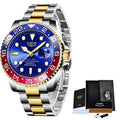 LIGE 10045 Brand  Fashion Diver Watch Men Waterproof Date Clock Sport Watches Mens Quartz Wristwatch Relogio Masculino