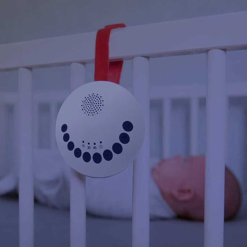 Taşınabilir Beyaz Gürültü Makinesi | Bebek Uyku Yardımcısı | 6 Doğal Ses