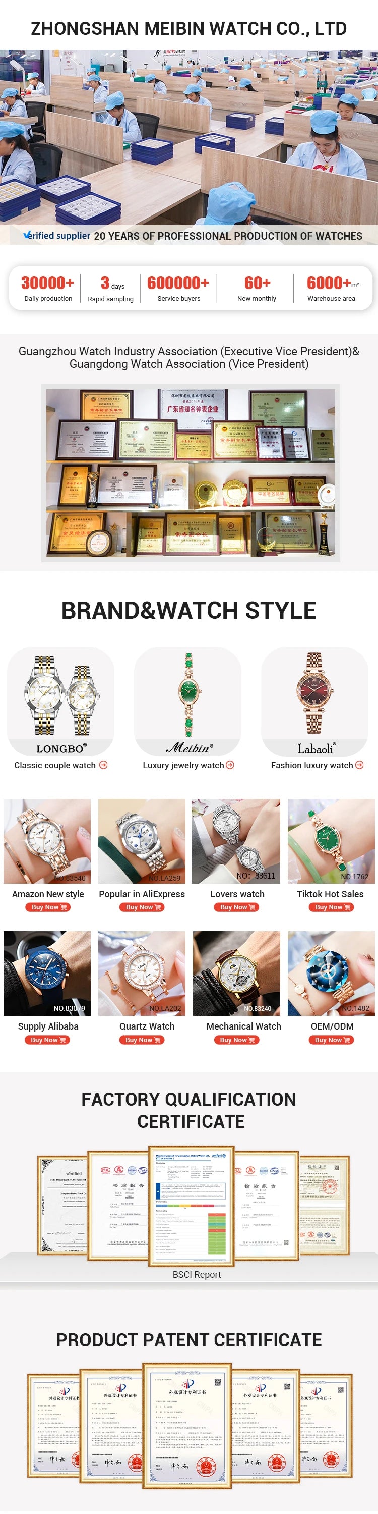 LABAOLI LA758 Luxury Fashion Brand Bracelet Lady Wrist Watches New Watch Quartz Watch  Cheap Price Factory Wholesale