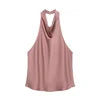 ZATRHMBM Spring/Autumn Women's Clothing 2025 New Fashion Solid Color Halter Neck Vest Retro Sleeveless Chic Casual Women's Vest