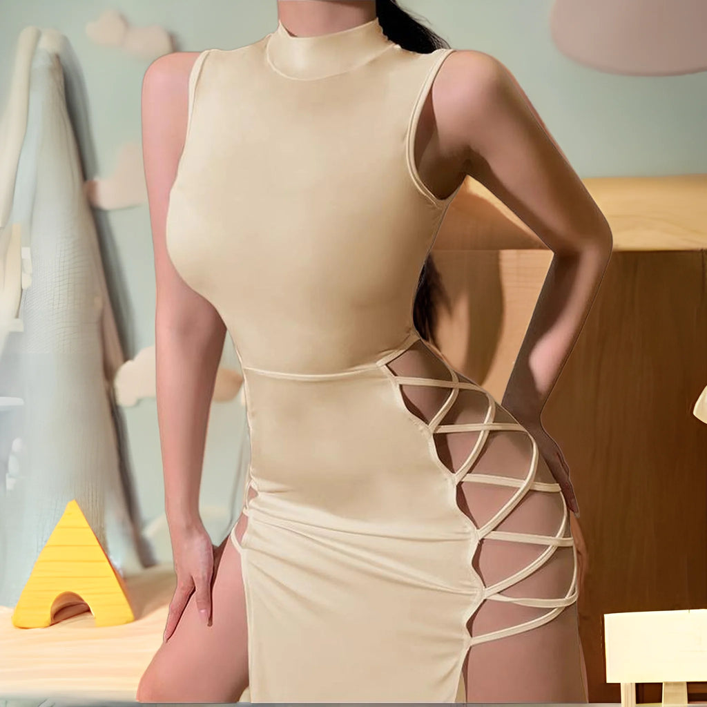 Çocuk Askılı Üst - Seksi Yüksek Bel Yaz 2025 Avrupa Amerika Stili