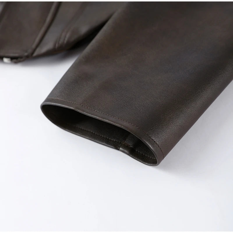 Casual Pu Leather Loose Women Jacket Belt Full Sleeve Stand Collar Zippers Female Coat 2026 Spring Autumn Lady Streetwears