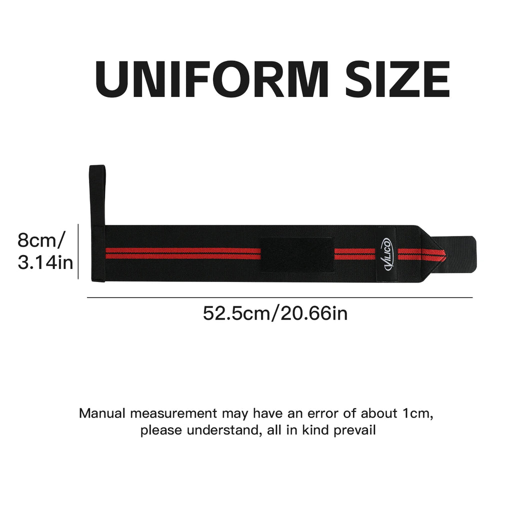 1 PC Wristband Wrist Support Brace Straps Extra Strength Weight Lifting Wrist Wraps Bandage Fitness Gym Training