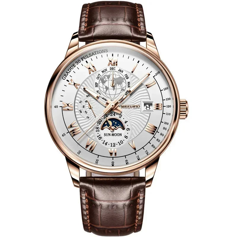 2025 Men Watch Fashion Top Luxury Sport Men's Wristwatch  Leather Date Quartz Watches Man Casual Clock