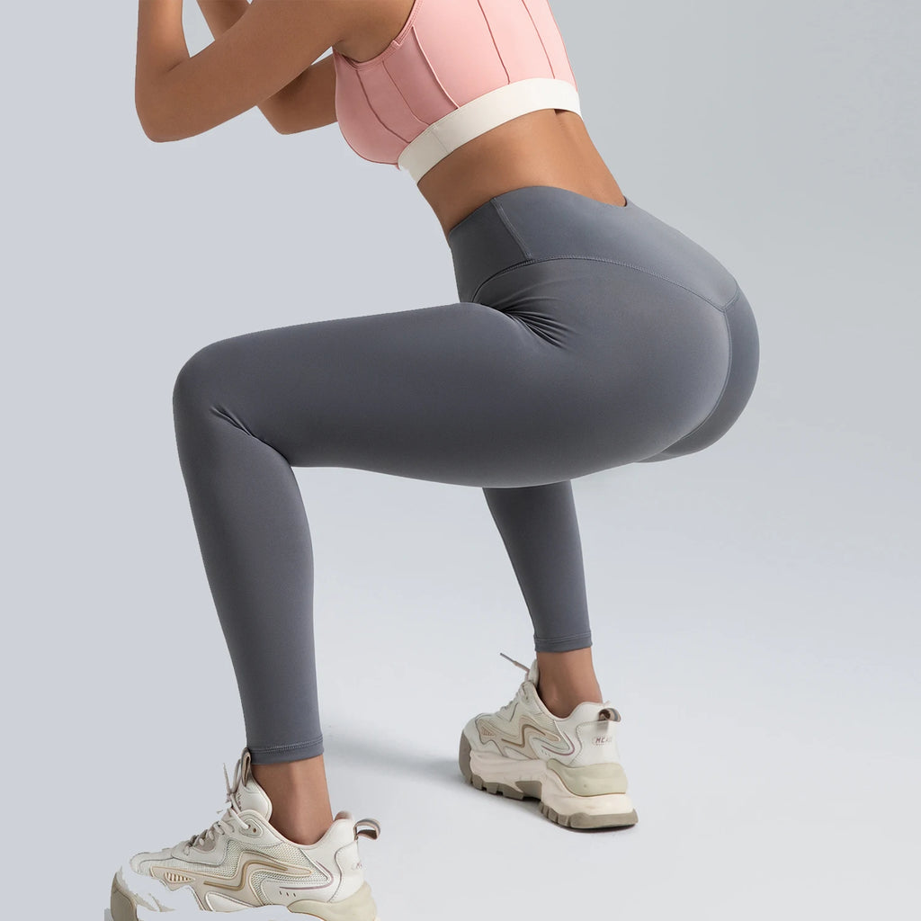 UPF50+ Hot Sale Fitness Enggings Female Full Length Leggings Running Pants Comfortable and Formfitting Yoga Pants Look Slimmer