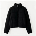 KONDALA Casual Knit Padded Coats Long Sleeve Zipper Pockets Thick Warm Jackets Fashion 2025 Autumn Winter Streetwear Outwears