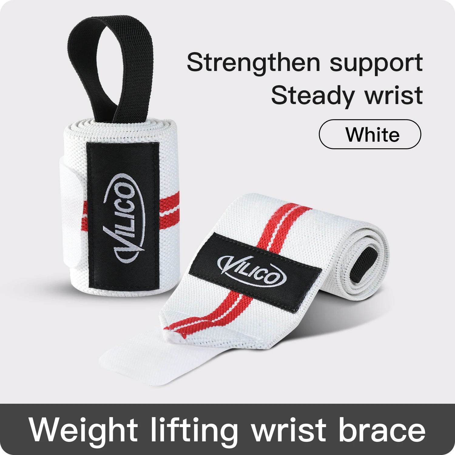 1 PC Wristband Wrist Support Brace Straps Extra Strength Weight Lifting Wrist Wraps Bandage Fitness Gym Training