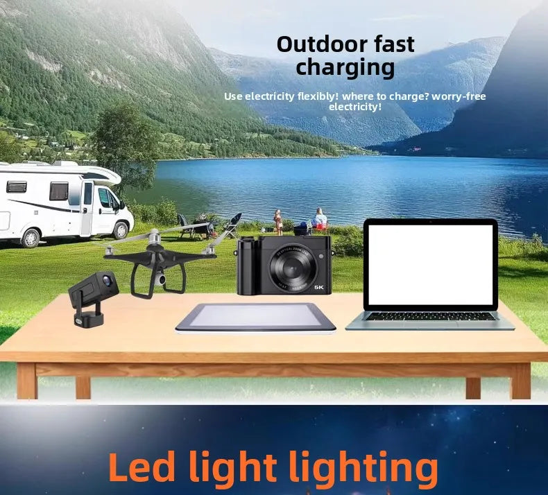 400W Taşınabilir Güç İstasyonu | 220V LiFePO4 | Kamp & Acil Durum