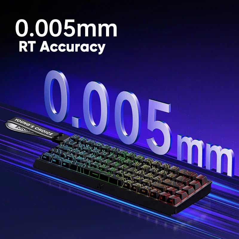 Mchose Ace 68/60 Pro Manyetik Gaming Klavye | 8K Hızlı Tetik | 0.005mm