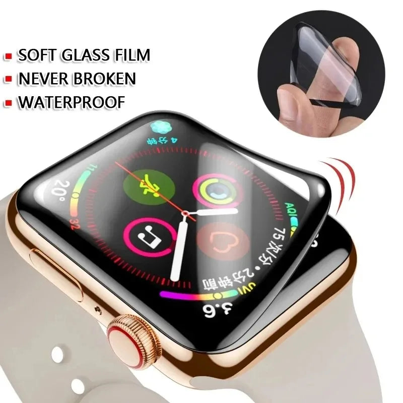 Apple Watch 10/9/8/7/6/SE Seramik Ekran Koruyucu | 5'li Set | Cam Değil