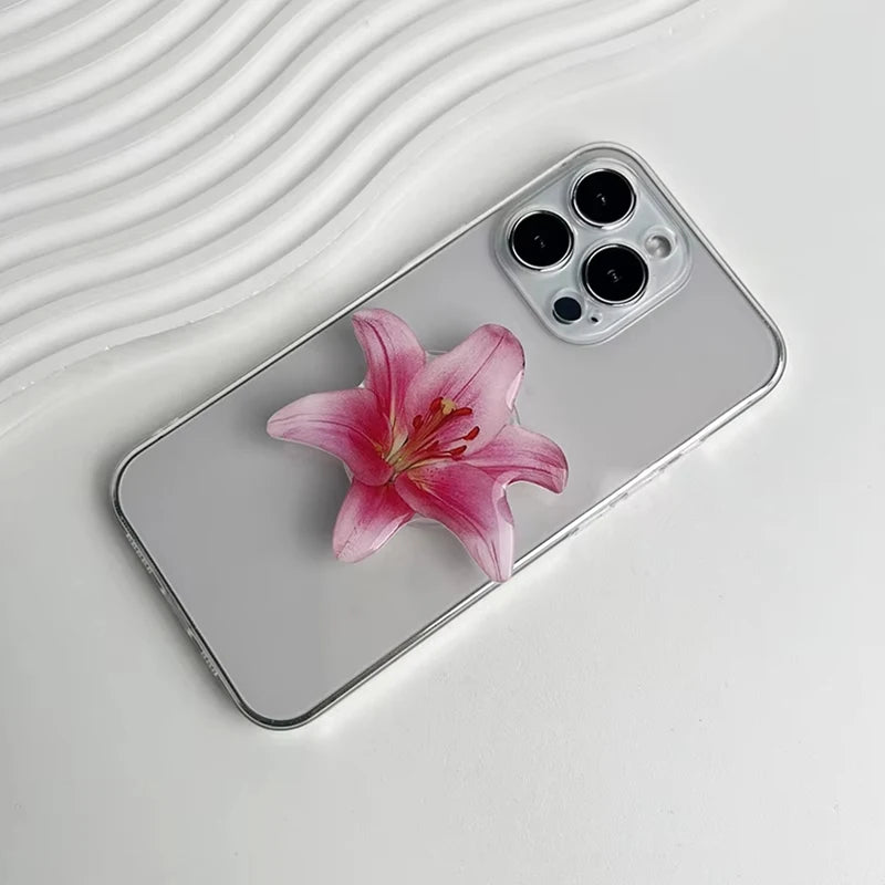 New Orchid Phone Stand Phalaenopsis Socket Grip Network Hot Talent Recommendation Foldable Cymbidium Phone Bracket For IPhone