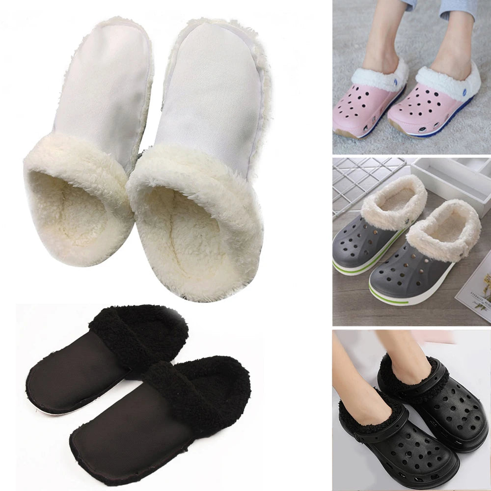 Crocs Kürk Astar | Peluş İç Taban | Kadın & Erkek | Çıkarılabilir Kış İçliği