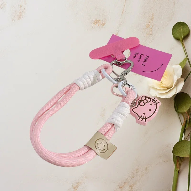 Sanrio Hello Kitty Telefon Askası | Sevimli Anahtarlık | Pembe