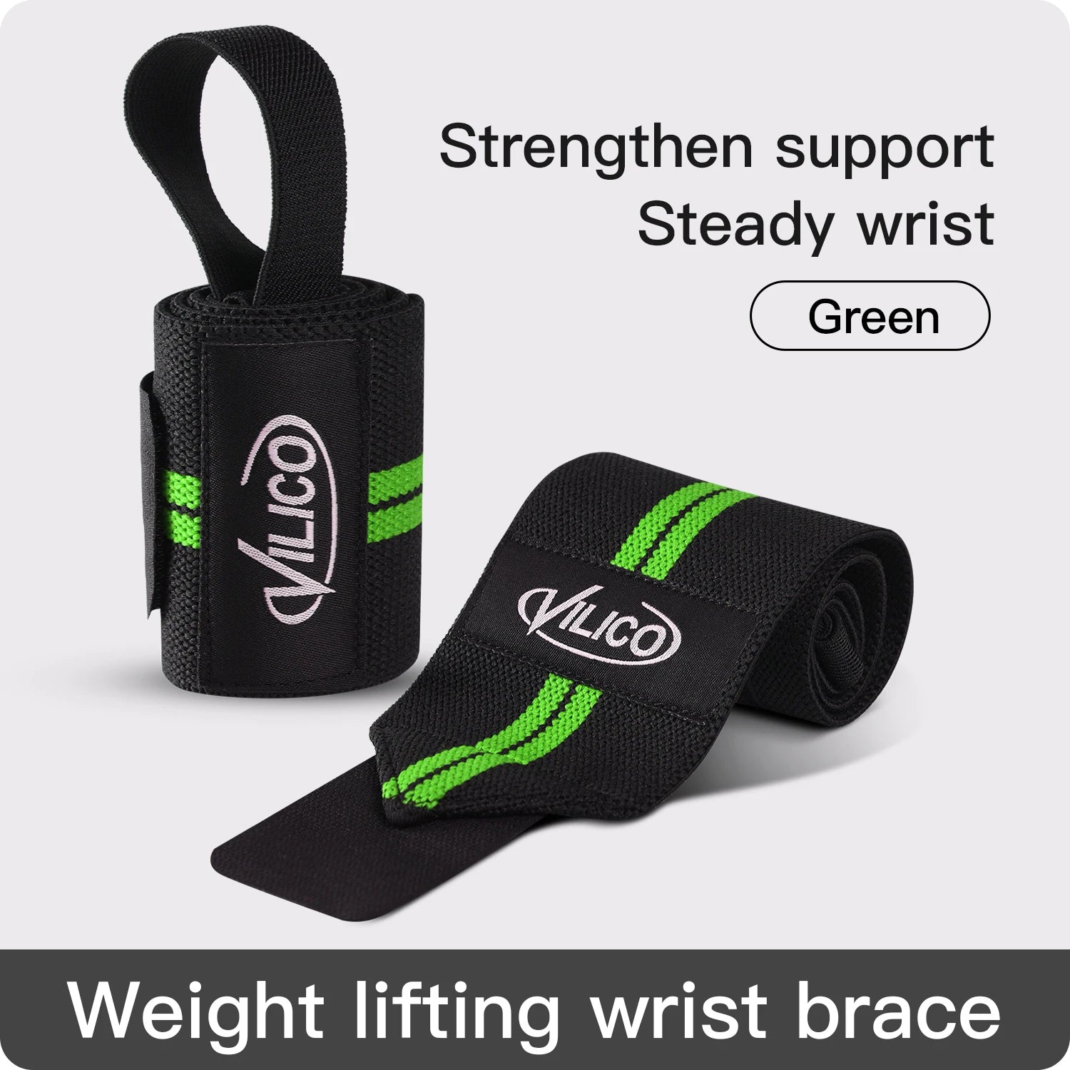 1 PC Wristband Wrist Support Brace Straps Extra Strength Weight Lifting Wrist Wraps Bandage Fitness Gym Training
