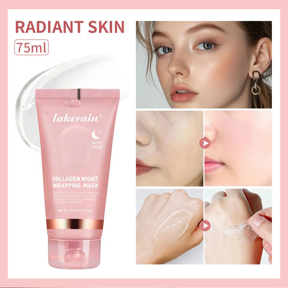 Kollajen Soyulabilir Jel Maske | Gece Bakımı | Cilt Sıkılaştırıcı Yüz Maskesi