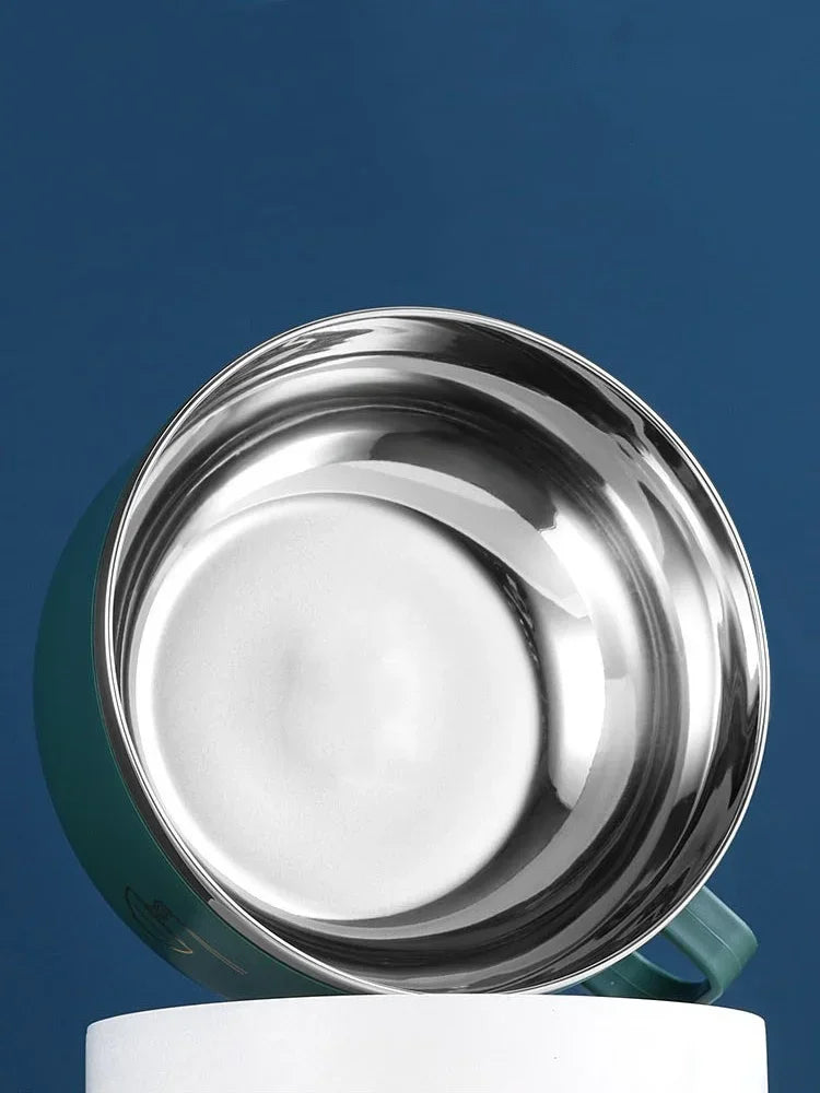 304 Paslanmaz Çelik Ramen Kase | Kapakalı | Isıya Dayanıklı | 1000ml & 1300ml