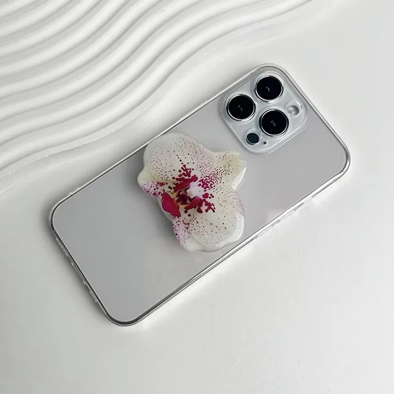 New Orchid Phone Stand Phalaenopsis Socket Grip Network Hot Talent Recommendation Foldable Cymbidium Phone Bracket For IPhone