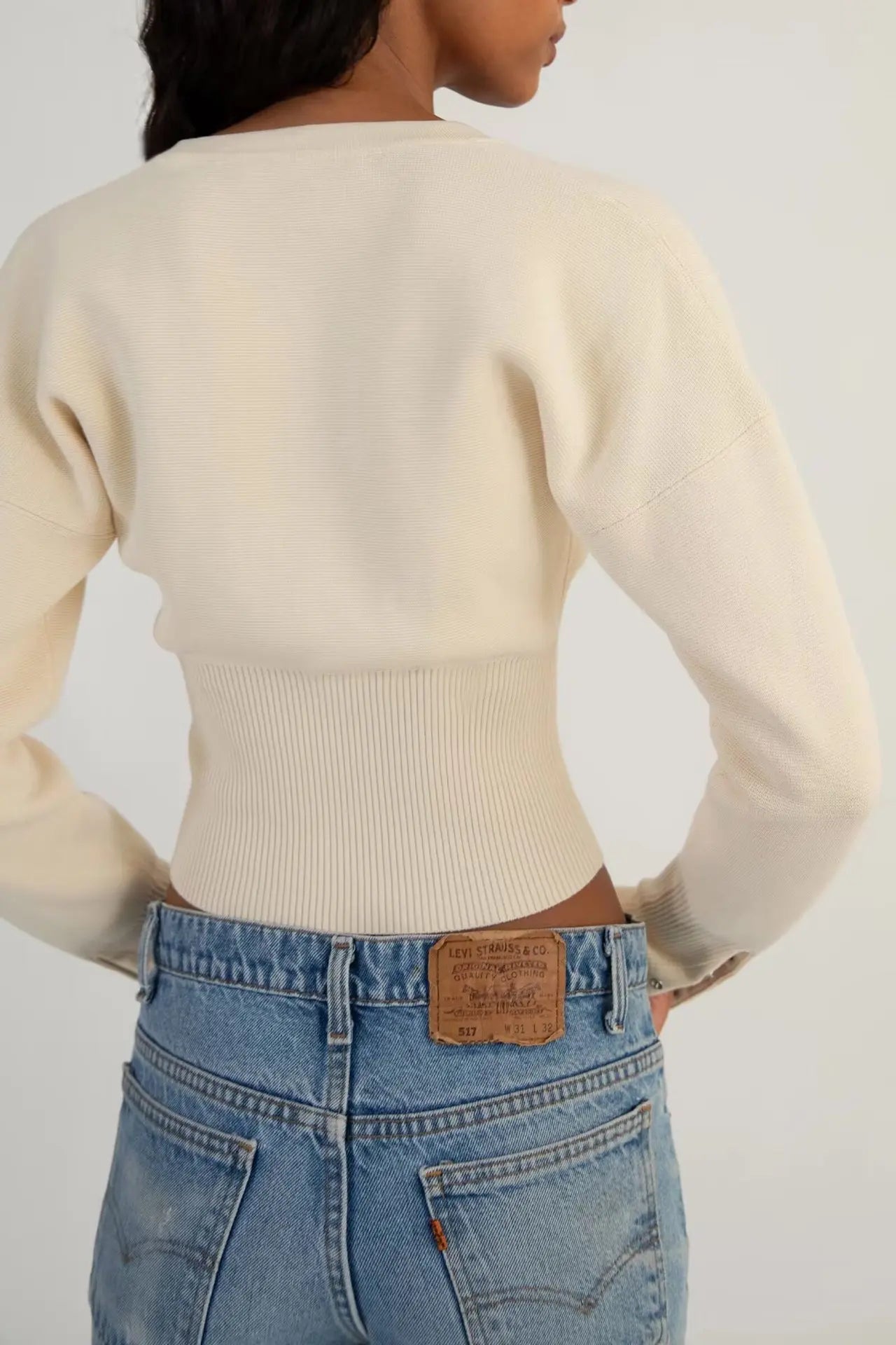 Women Knitted Cardigan Sweaters Solid Short Jumpers Round Neck Long Sleeves Single Breasted Empire Waist Slim 2026 Autumn Winter