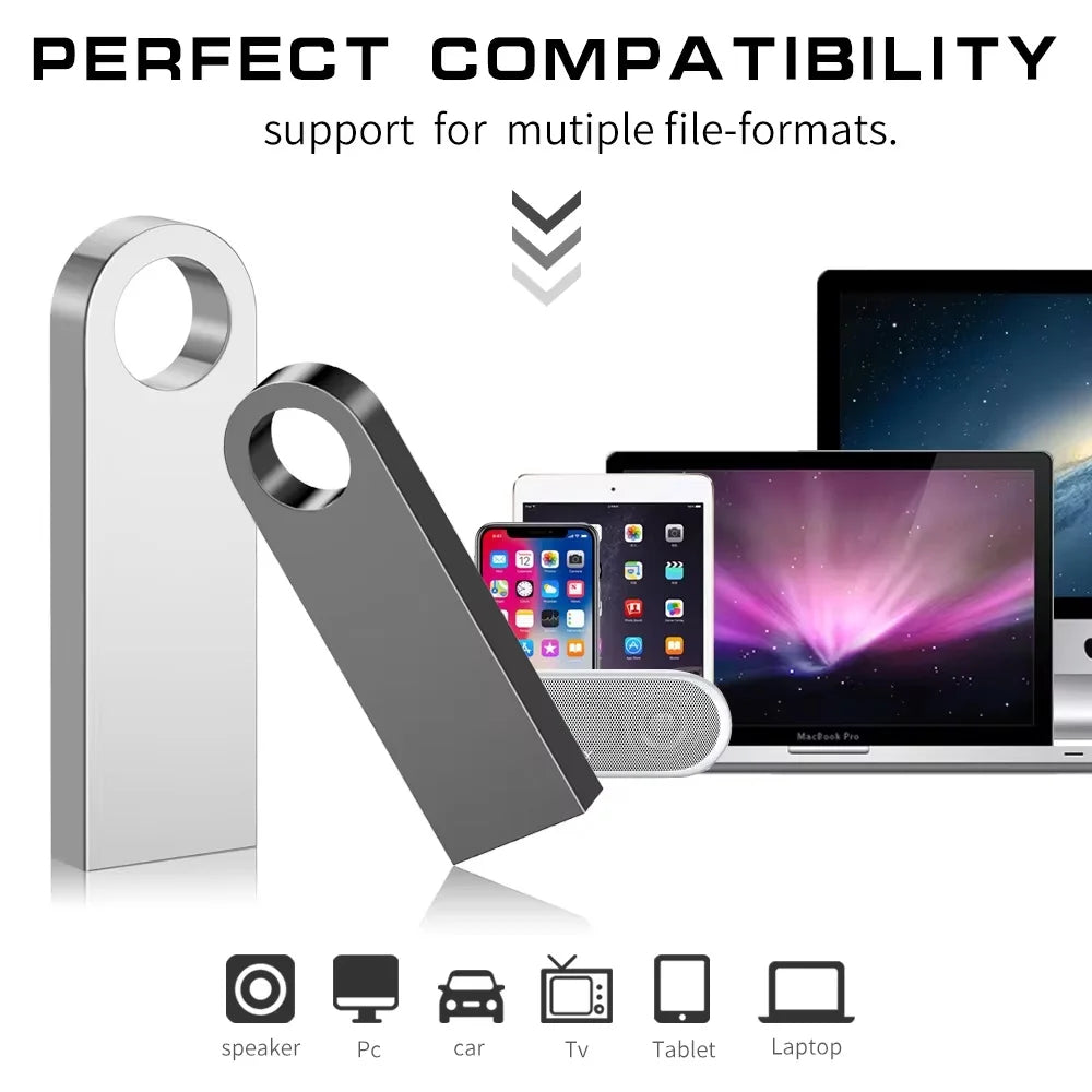 USB 3.0 Flash Bellek | 1TB & 2TB | Metal Tasarım | Bilgisayar & Tablet Uyumlu