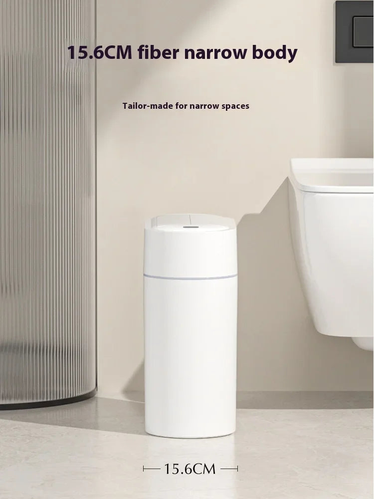 Akıllı Otomatik Çöp Kutusu | 7L/9L | Kapaklı | Duvara Monte | Banyo & Tuvalet