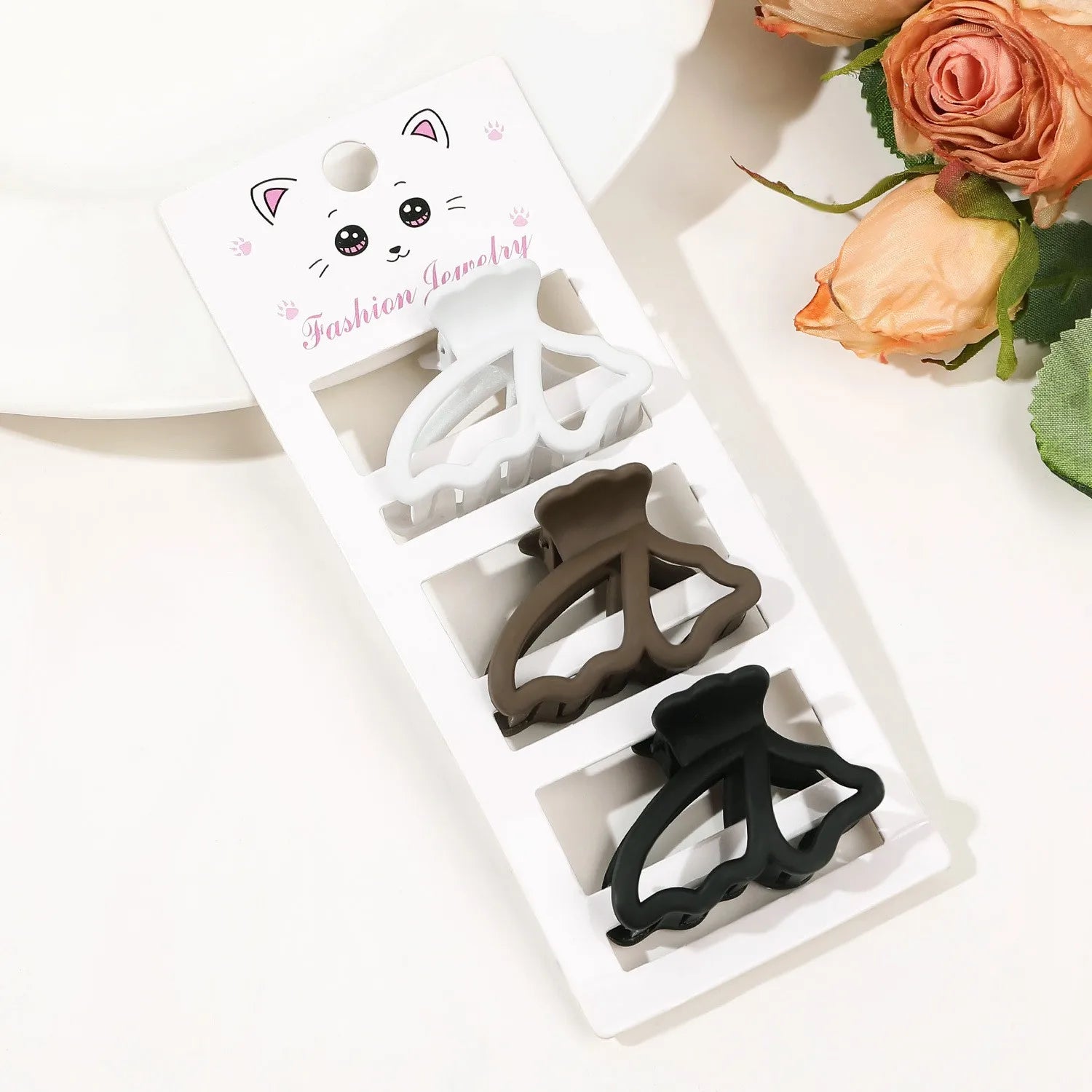 Geometrik Hollow Saç Tokası | 3'lü Set | Moda Kadın Aksesuarı | 24 Model