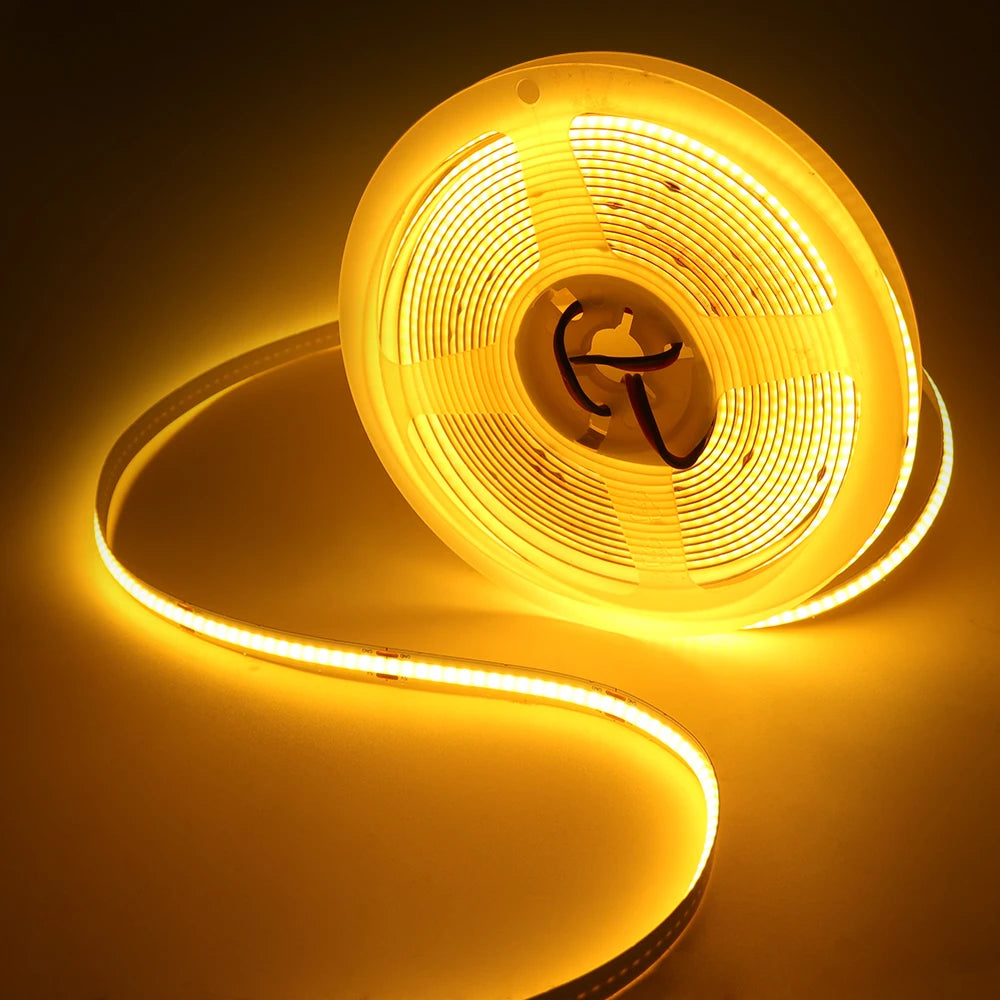 USB COB Şerit Işık 5V | 320 LED/m | Esnek Yapışkanlı Bant | TV Arka Aydınlatma