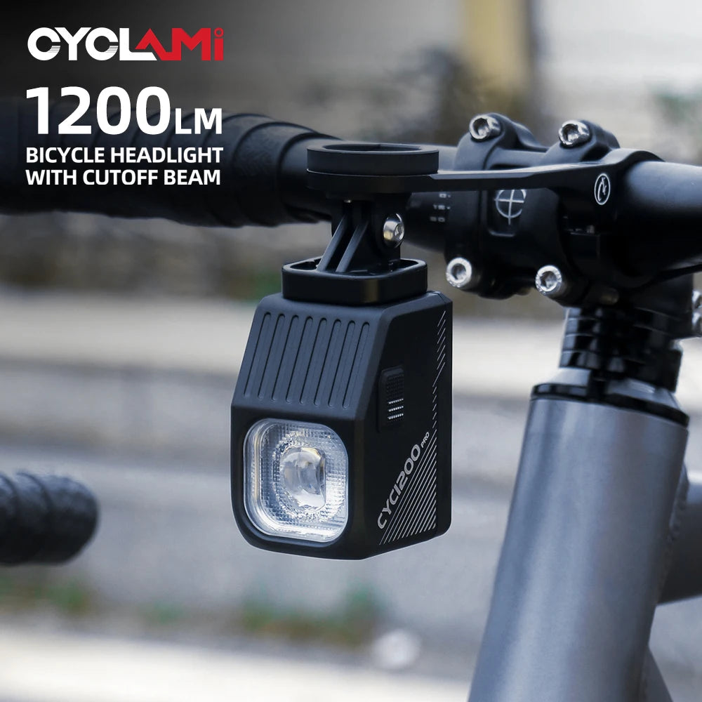 CYCLAMI 1200 Lümen Bisiklet Farı | Kablosuz Kumanda | 4000mAh Ön Lamba