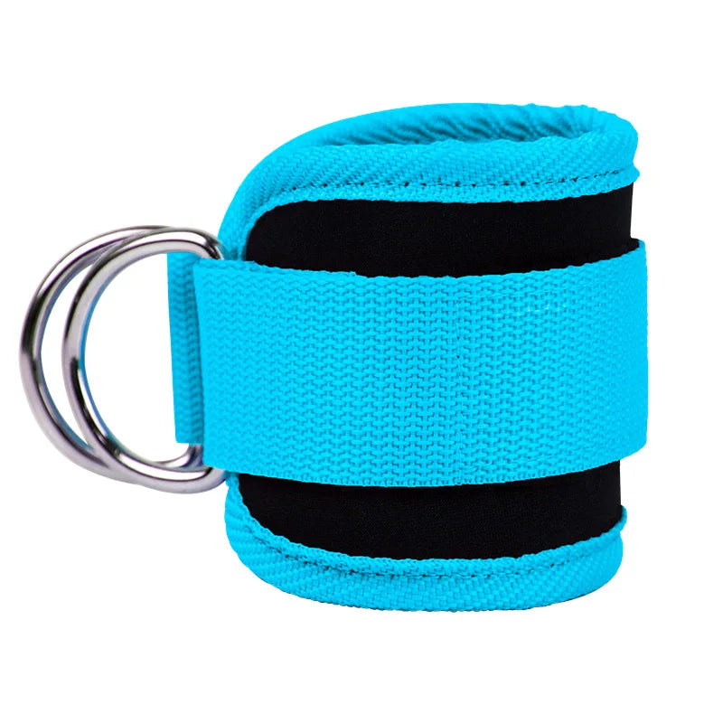 Ayak Bileği Spor Kelepçesi - Neopren Dolgulu Çift D-Halkalı Fitness Brace
