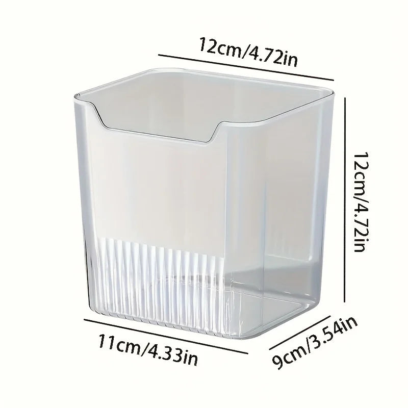 BPA-Free Buzdolabı Kapı Organizatörü 3'lü Set | Şeffaf | Taze Saklama