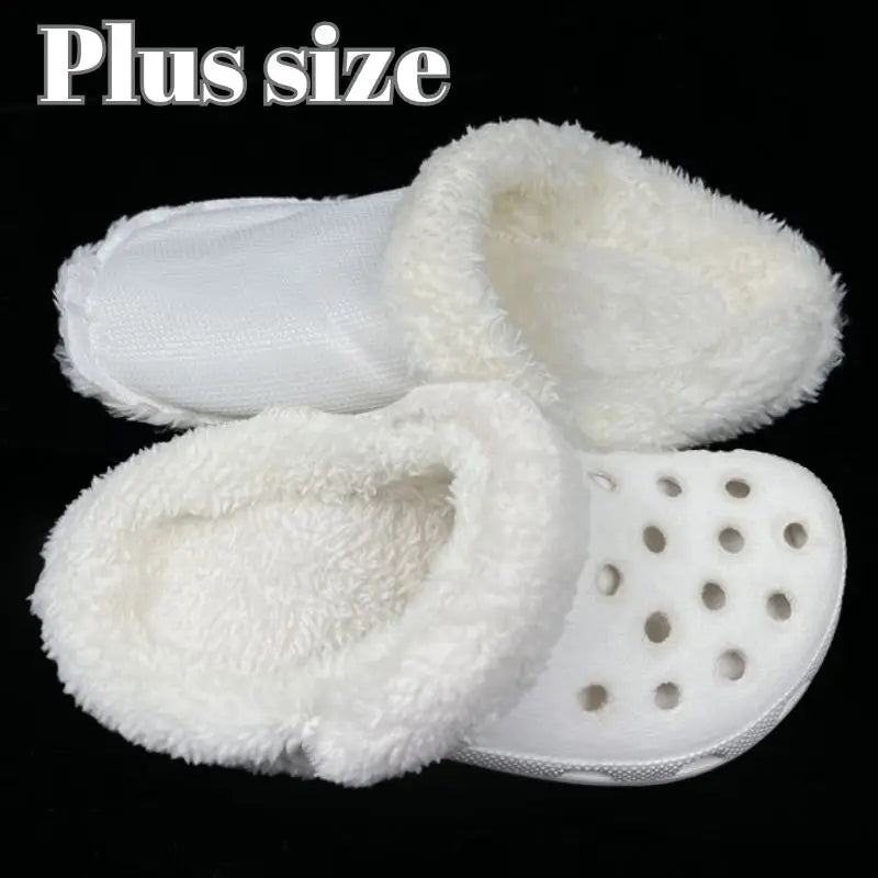 Crocs Peluş İç Taban | Kalın Yastıklı | Çıkarılabilir | Kış Ayakkabı Astarı