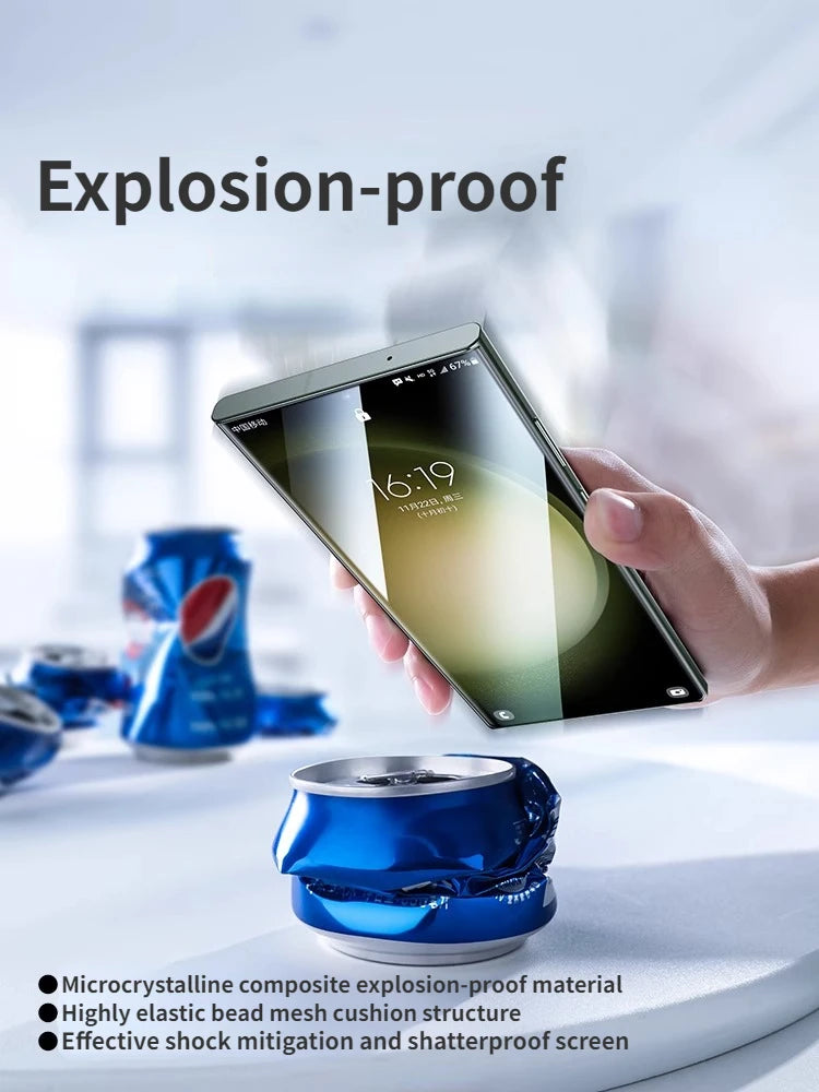 Samsung S23 Ultra / S22 Ultra Mikrokristal Ekran Koruyucu Film | Tozşiz Uygulama