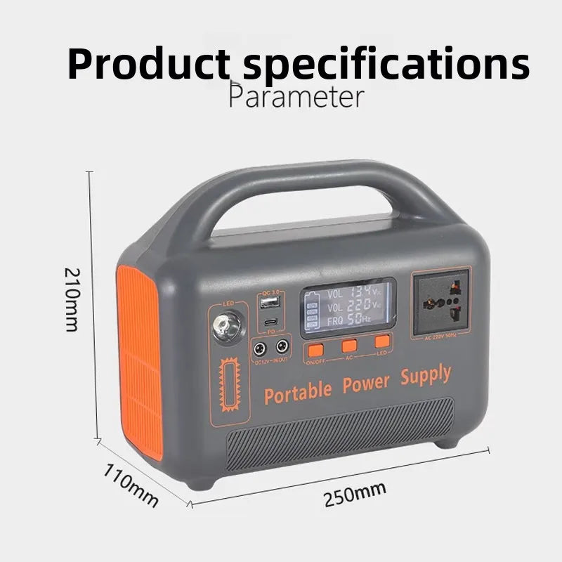 400W Taşınabilir Güç İstasyonu | 220V LiFePO4 | Kamp & Acil Durum