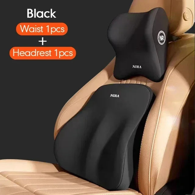 Belleğ Köpüğü Araba Boyun & Bel Yastığı | Ergonomik Sürüş Desteği