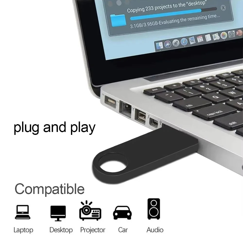 USB 3.0 Flash Bellek | 1TB & 2TB | Metal Tasarım | Bilgisayar & Tablet Uyumlu