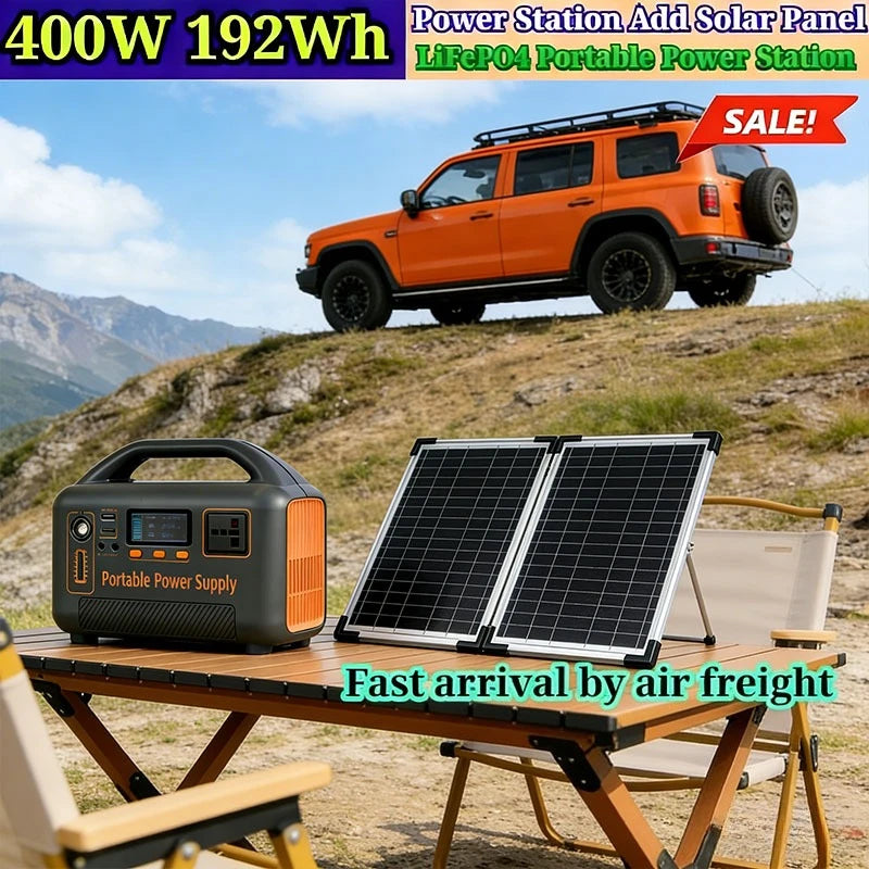 400W Taşınabilir Güç İstasyonu | 220V LiFePO4 | Kamp & Acil Durum