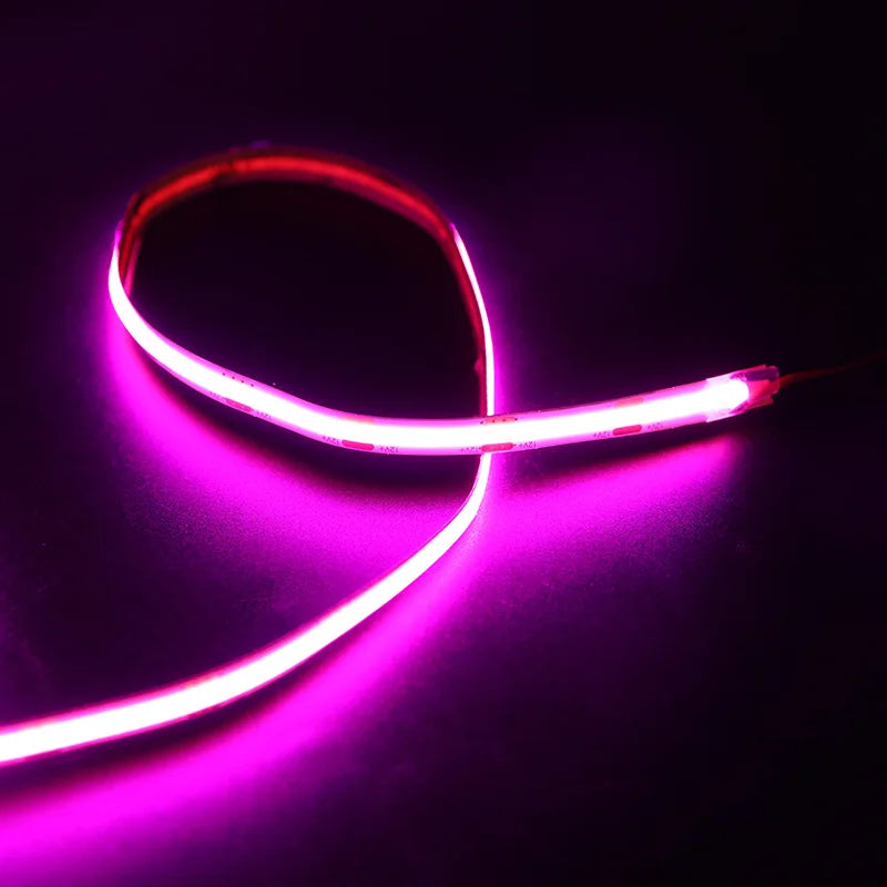 5V COB LED Şerit Işık | 3AA Pilli | Esnek Yapışkanlı Bant | Dolap Aydınlatma