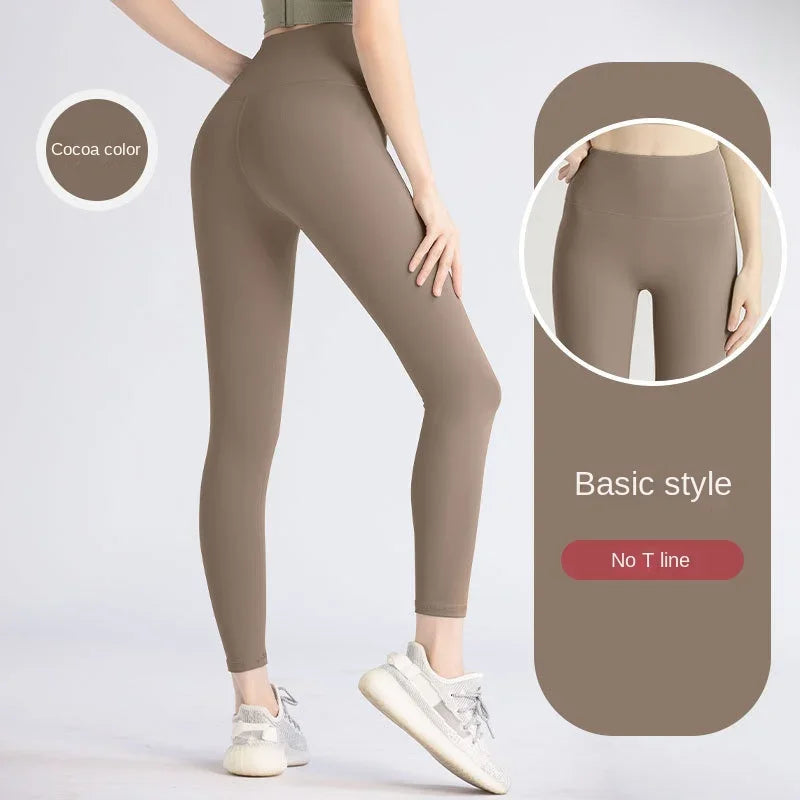 UPF50+ Hot Sale Fitness Enggings Female Full Length Leggings Running Pants Comfortable and Formfitting Yoga Pants Look Slimmer