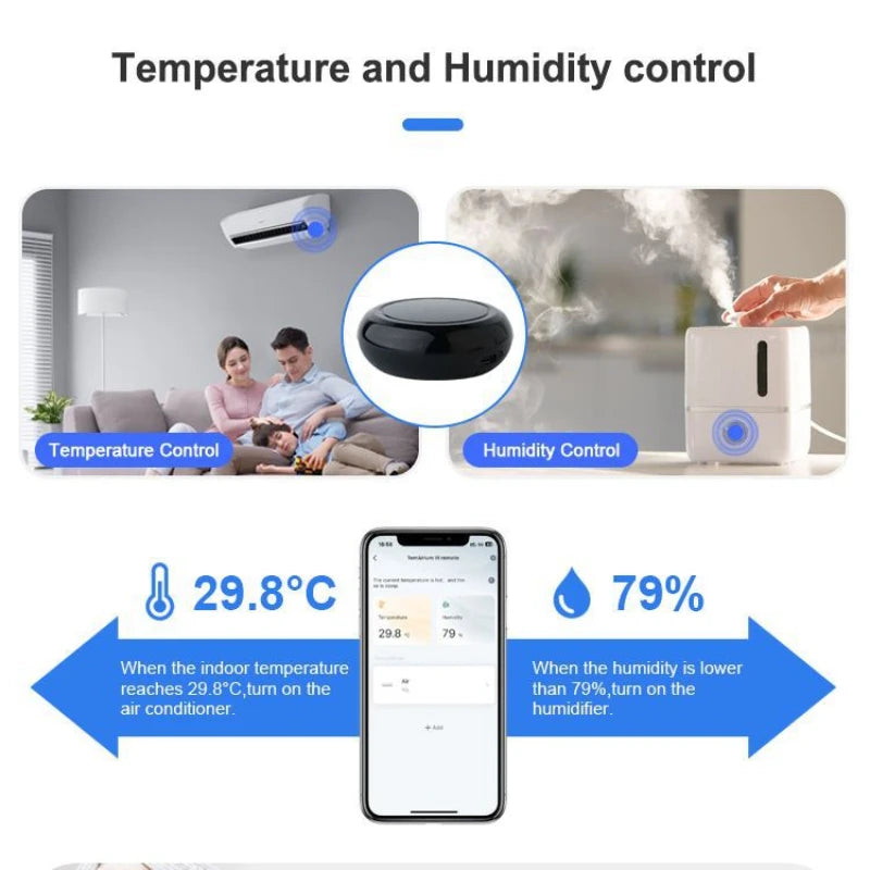 Tuya Akıllı WiFi Kızılötesi Kumanda | Klima & Ev Otomasyonu | Ses Kontrol