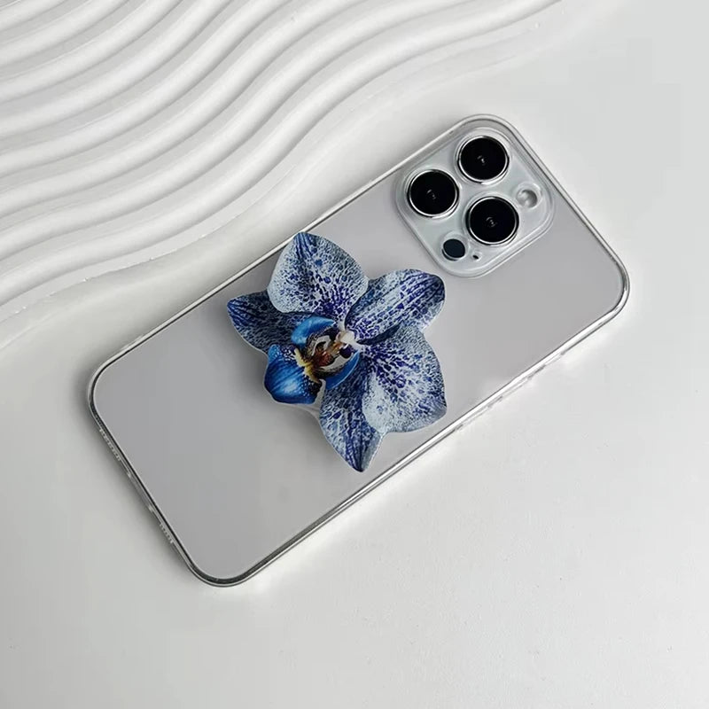 New Orchid Phone Stand Phalaenopsis Socket Grip Network Hot Talent Recommendation Foldable Cymbidium Phone Bracket For IPhone