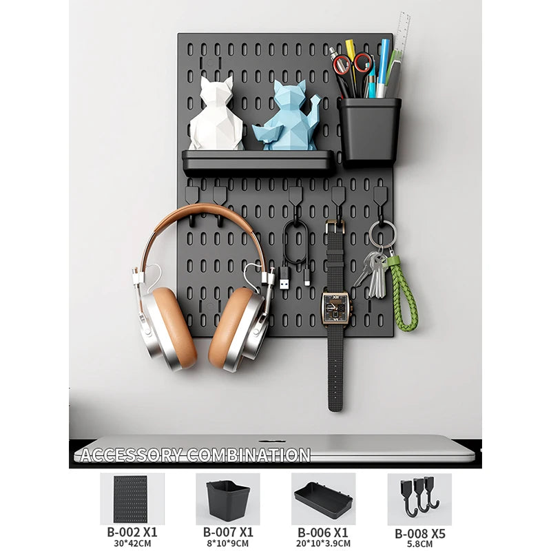 DIY Pegboard Organizasyon Seti | Duvara Monte | Mutfak Garaj Oda