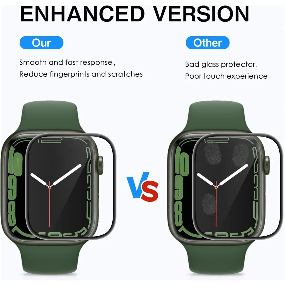 Apple Watch 10/9/8/7/6/SE Seramik Ekran Koruyucu | 5'li Set | Cam Değil