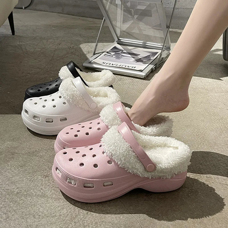 Crocs Kürk Astar | Peluş İç Taban | Kadın & Erkek | Çıkarılabilir Kış İçliği