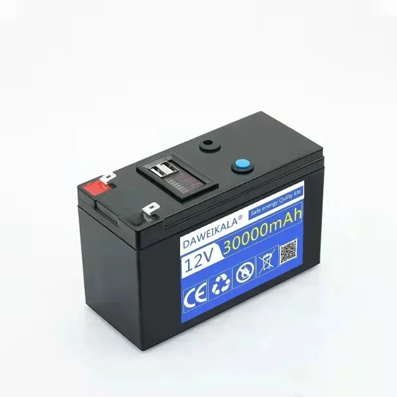 12V 30Ah Lityum Pil Paketi | Solar & Elektrikli Araç | 18650 Şarjlı