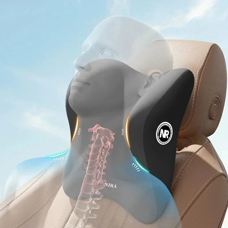 Belleğ Köpüğü Araba Boyun & Bel Yastığı | Ergonomik Sürüş Desteği