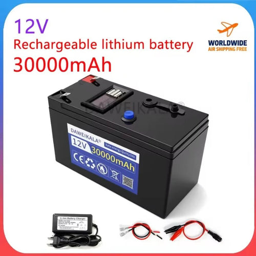 12V 30Ah Lityum Pil Paketi | Solar & Elektrikli Araç | 18650 Şarjlı