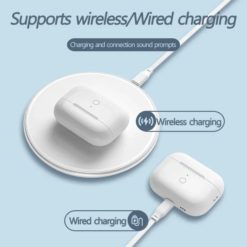 Replacement Original Charging Box For Airpods Pro 1 2 3 4 Bluetooth Earphone Battery Charger Case With LED Indicator Light usb-C
