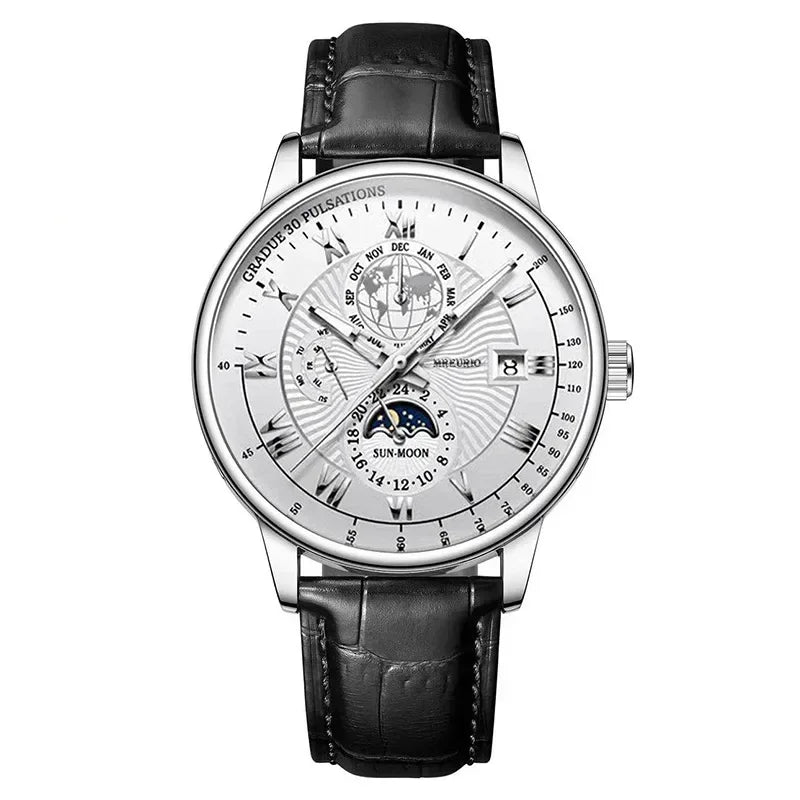 2025 Men Watch Fashion Top Luxury Sport Men's Wristwatch  Leather Date Quartz Watches Man Casual Clock